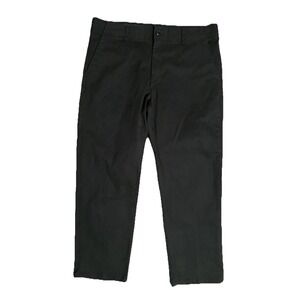 Lee Chino Pants Mens 38x30 Black Extreme Comfort Straight Stretch Workwear